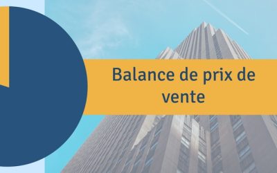 Le fameux solde de prix de vente