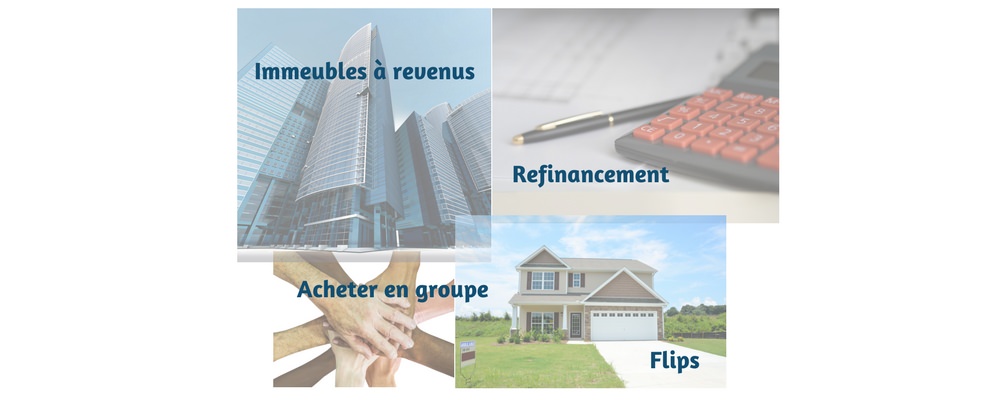 Quatre façons de vivre de l’immobilier