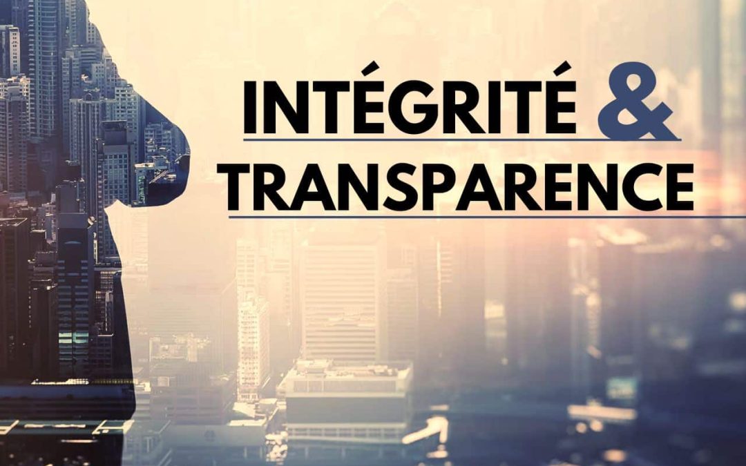 Intégrité et transparence