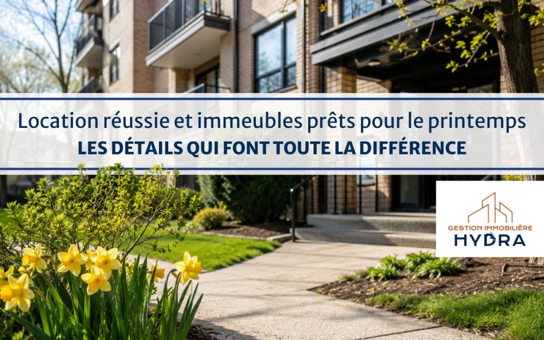 Location réussie et immeubles prêts pour le printemps : les détails qui font toute la différence